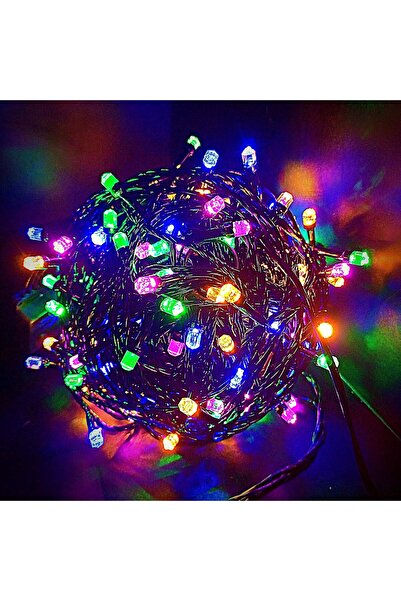 Zet Instalație cu 140 LED-uri – 9m interior-exterior +1 cadou Crăciun și evenimente Plug-in - Multicolor