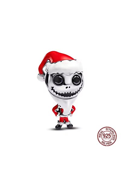 Lovecharm Gümüş Noel Gecesi Kabusu Jack Skellington Charm