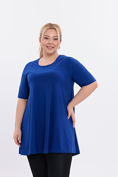 HELVEYS Sandy Fabric Short Sleeve Crew Neck Blouse – Luxurious, Elegant, and ...