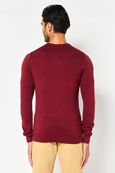 Lacoste Men Crew Neck Diamond Pattern Sweater, Multicolor