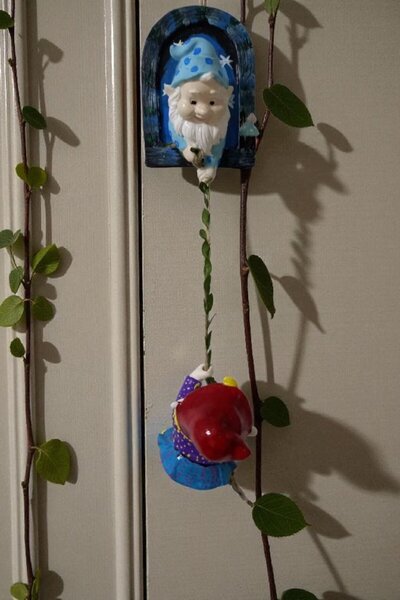 escoines koleksiyon Escoines 2 Adet Şans Getiren Cüceler Biblosu Tırmanan Şan...