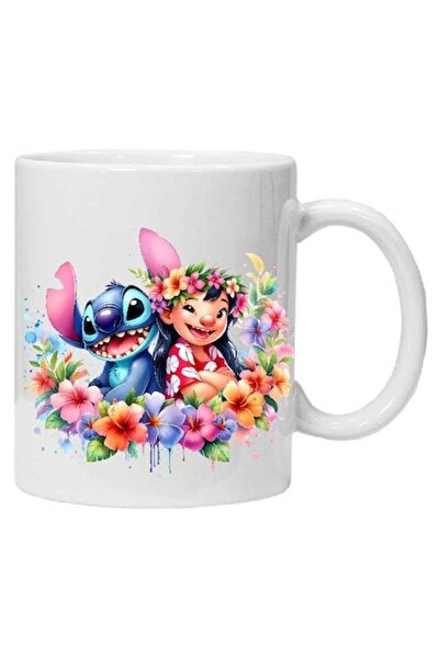 CRD PRINT Personalized mug 'LILO & STITCH 4', white ceramic, 330 ml