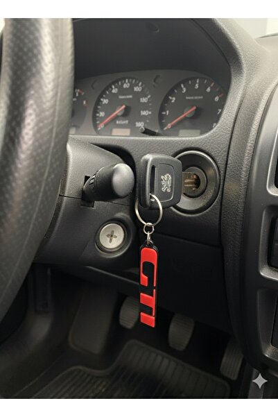 Yalıgraf Reklam Tabela Gti Auto Keychain 3D Plexi Red-Black