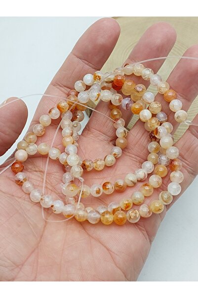 Yasamtohumu Snur de margele din piatra naturala de agat 6mm – potrivit pentru...