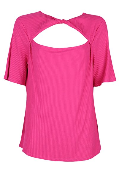 ORSAY Tanya Dark Pink T-shirt - XXL, Pink, 95% viscose, 5% elastane