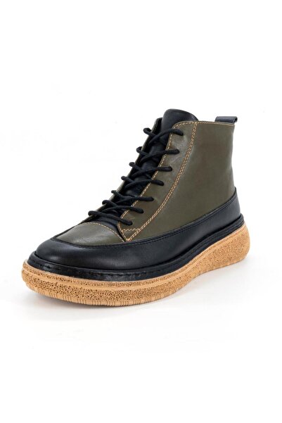 Mammamia D25KB-1000 BAĞCIK VE FERMUARLI DERİ HAFİF KADIN BOT