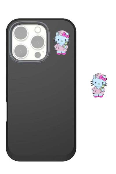 no markte Hello Kitty Metal Mobile Sticker