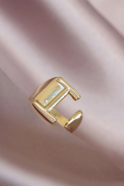 Moco خاتم نسائي معدني قابل للتعديل باللون الذهبي من HarmonyAura I