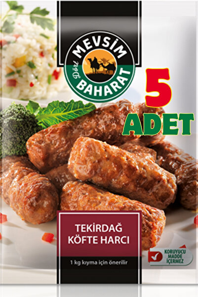 Dört Mevsim Baharat 5 Adet Tekirdağ Köfte Harcı (100gr)– Mükemmel Pratik Teki...