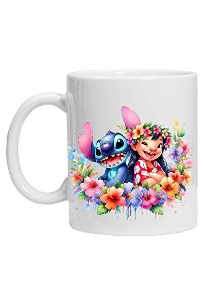 CRD PRINT Personalized mug 'LILO & STITCH 4', white ceramic, 330 ml