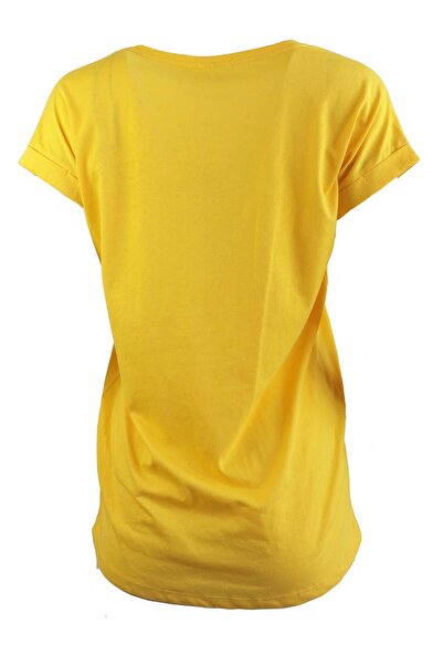 VILA T-shirt Veronica Yellow