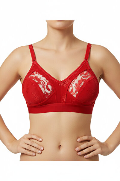 EBRULİ LİNGERİE يبرز انحناءات الجسم حمالة صدر ليز ذات ستة أشرطة مطاطية واسعة