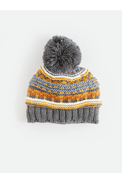 LC Waikiki Lcw Baby Ecru 3D Baby Boy Knitwear Beanie