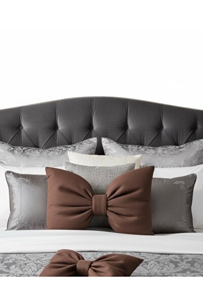 canbow Pernă decorativă cu aspect de fundă, pernă din material textil, umplut...