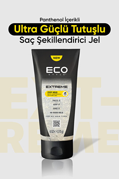 ECO STYLE Extreme Son Derece Sert Tutuş, Panthenol İçerikli, Hava Koşullarına...