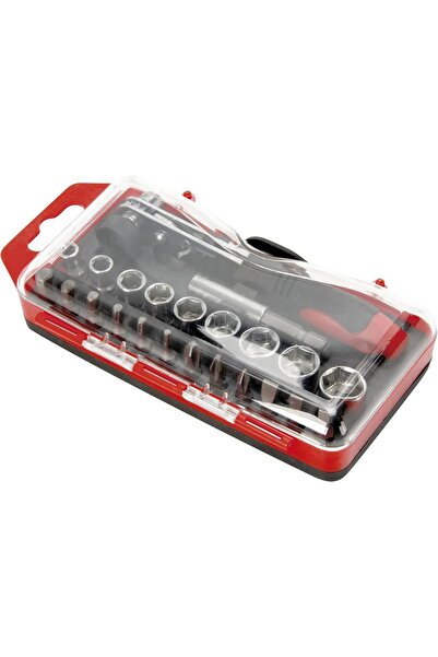 Generic 23-piece screwdriver set with interchangeable bits - compact hand tool wrench for appliance repair