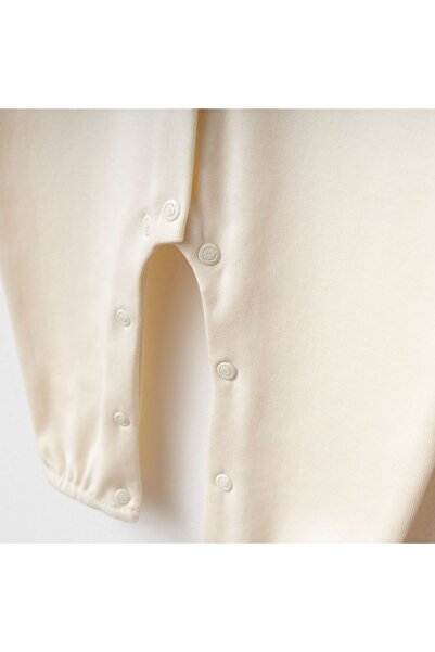 PARK BEBE Daisy 100% Cotton Peter Pan collar Flower Detailed Bandana Baby Girl Romper