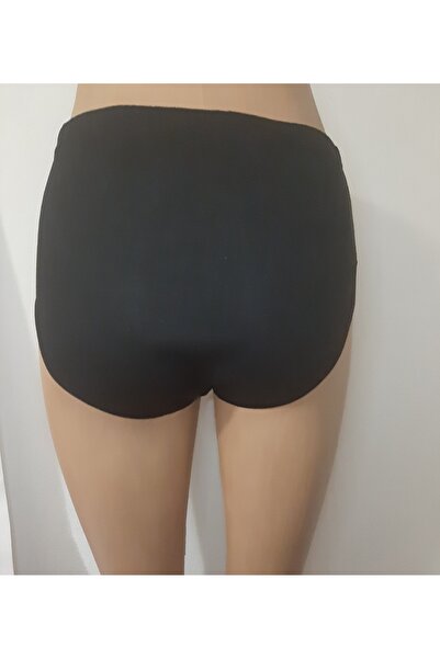 Butik Black High-Waisted Plus-Size Ribbed Women's Panties