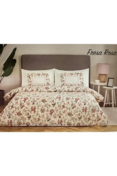 Özdilek Nev Bračni Set posteljine Fresa Pink White (Y)