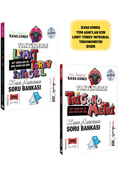 Yargı Yayınları İLYAS GÜNEŞ 2026 TÜM ADAYLAR İÇİN TAKTİKLERLE LİMİT-TÜREV-İNT...