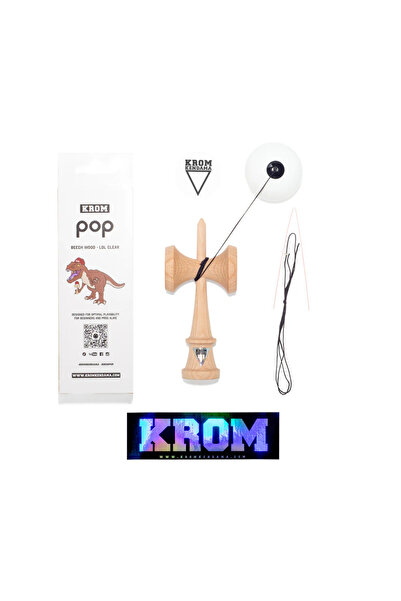 KROM KENDAMA POP LOL WHITE ORIGINAL - Sticky Clear