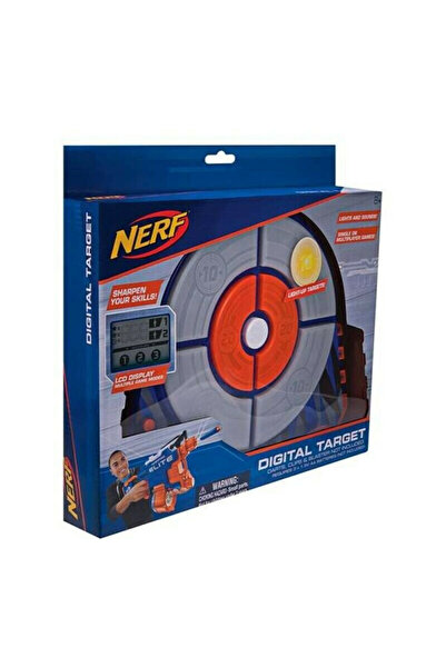 Nerf Elite Digital Electronic Target, LCD Screen with Lights and Sounds, 3 Game Modes, Competition