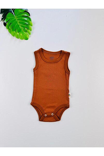 EFU BABY 100% Cotton Corded Fabric Straps Baby Undershirt Bodysuit