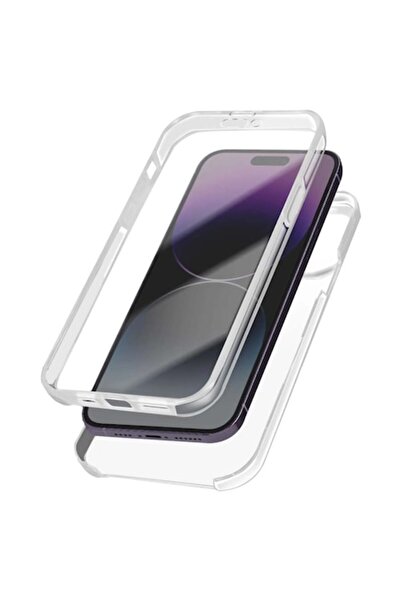 Gekko Mobile Θήκη GEKKO Full Body 360° για iPhone 14 Pro Max - Διαφανής