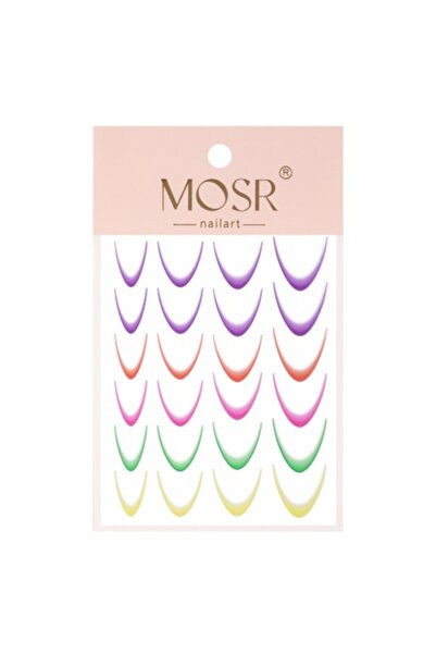 GIRLS CORNER Sticker Ombre French Smile Multicolor