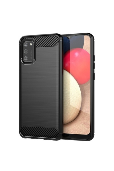 Gekko Mobile Case for Samsung A03s (A037F) - Silicone Matte Touch, Carbon Des...