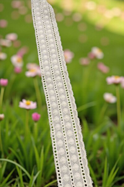 DUAYEN fisto vual üzeri işleme bütünlük desen kenar 1 metre