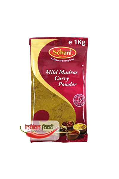 Schani Pudră de curry Madras blândă (condiment pentru curry mediu) 1 kg