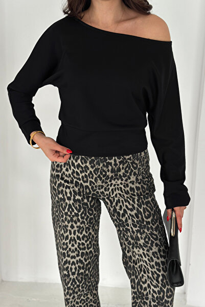 Noa Noa Women's Off-Shoulder Long Sleeve Blouse – Wine Mood