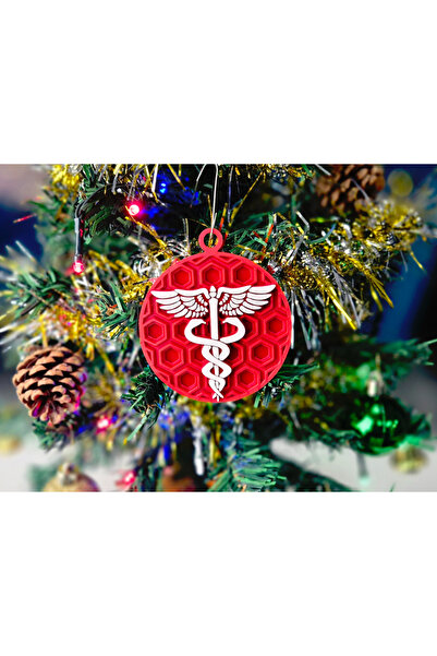 genomera زينة عيد الميلاد منقوشة بالفسيفساء من كادوس