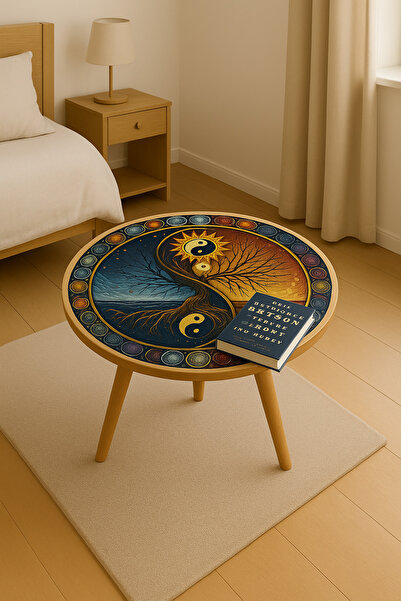 Boyut “Enerji Dengesi: 42×42 cm Sanatsal Sehpa”