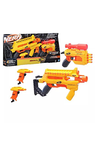 Nerf Commando Set 4 x Combat Blasters, Infantry Military, Nerf Alpha Strike Ultimate with 20 Soft Bullets