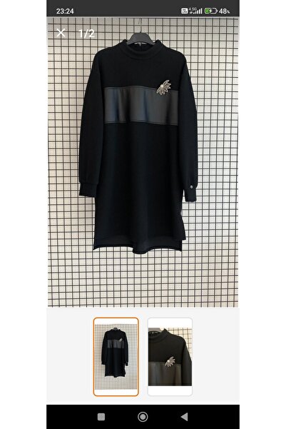 Armine TREND 25KT424 tunik siyah