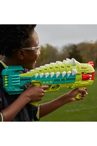 Nerf Legendary Dinosaur World Blaster - Elitte Dinosquad - Armorstrike, 16 projectiles