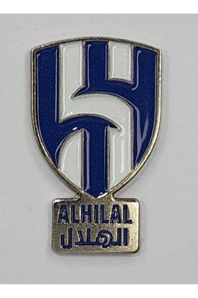 no markte ملصق معدني لشعار نادي الهلال السعودي للجوال أو أي سطح أملس