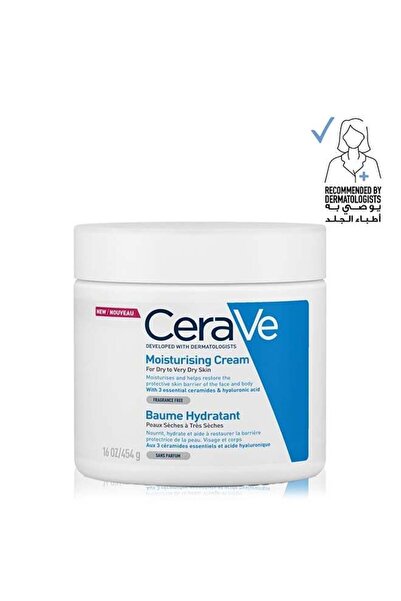 CeraVe Moisturizing Cream For Dry Skin With Hyaluronic Acid 454 grams