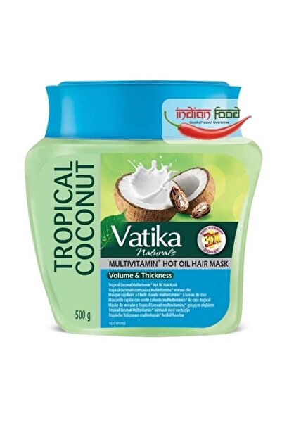 Vatika Mască de păr Naturals cu nucă de cocos (mască de păr cu ricin și henna) 500g