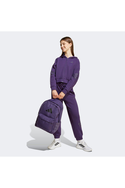 adidas Jg Fı 3S Çocuk Mor Eşofman Üstü