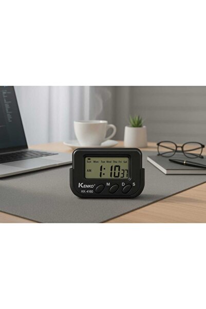 TRENDPİX Dijital Masa Saati Pomodoro Öğrenci Saati Alarmlı + Kronometreli+ Ta...