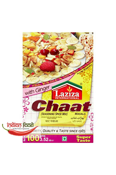 Laziza İnternatıonal LAZIZA Chaat Masala (Condiment pentru salate, aperitive, mâncăruri cu legume) 100g