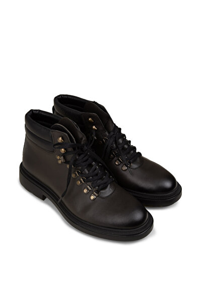 Deery Men's Khaki Color Genuine Leather Boots