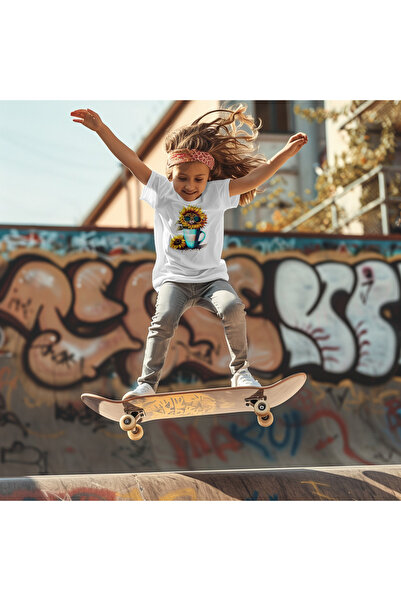 matelio Children's T-shirt Sunflower in a Cup