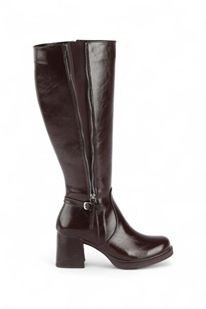 luuq shoes Zahi̇ra Women's Adjustable Heel Boots