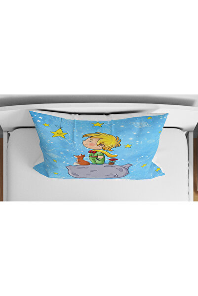 Home Little Prince Themed 3D Digital Printed Single Size Sheetless Children's Duvet Cover Set Sleeping Set