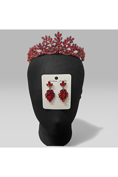 Sabek Bujiteri تاج ماجستيك بلوسم - تاج العروس مع حلي وأقراط