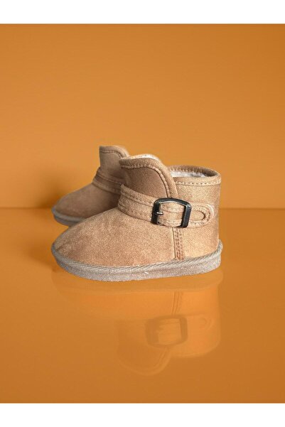 GEZER Μαλακό χειμωνιάτικο παντόφλες για το σπίτι με γούνα στον καφέ